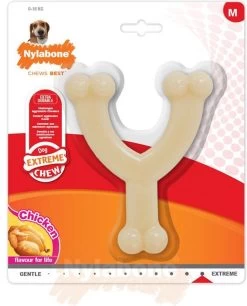 Nylabone Extreme Kauwbot Vorkbeen - Voor De Krachtigste Kauwers - Bizon Of Kipsmaak - S/M/L - Smaak: Bizon, Maat: Large -Katten Hondenbenodigdheden Winkel 969x1200 2