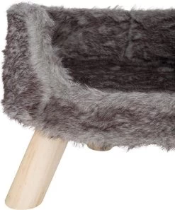 District 70 NORDIC - Luxe Kattenmand Op Pootjes - 40x30x25cm In Silver - Silver -Katten Hondenbenodigdheden Winkel 998x1200 1